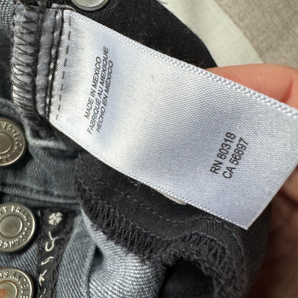 EUC Lucky Brand Mid Rise Skinny Blue Gray Jeans Sz 0 / 25R - Picture 5 of 8